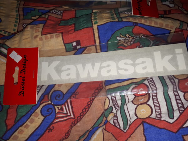 SCHRIFTZUG KAWASAKI WEIß