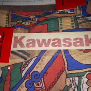 SCHRIFTZUG KAWASAKI ROT