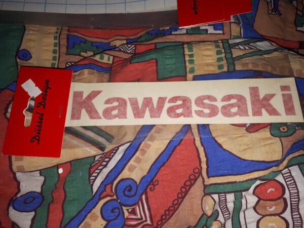 SCHRIFTZUG KAWASAKI ROT