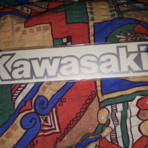 SCHRIFTZUG KAWASAKI SILBER