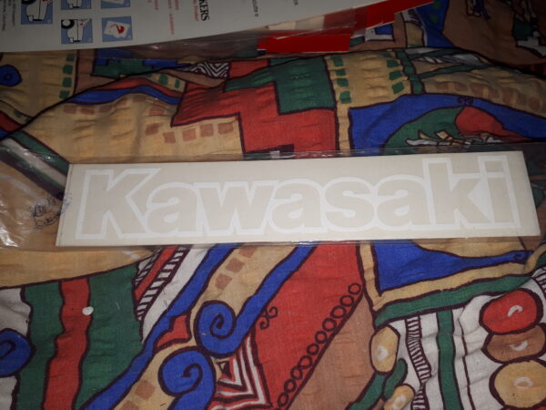 SCHRIFTZUG KAWASAKI WEIß