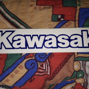 SCHRIFTZUG KAWASAKI BLAU