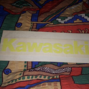 SCHRIFTZUG KAWASAKI NEONGELB