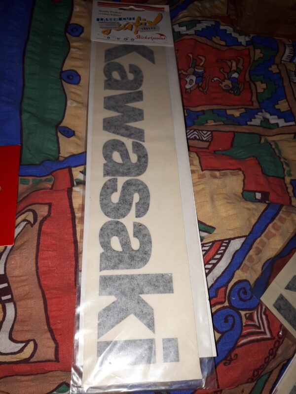 SCHRIFTZUG KAWASAKI SCHWARZ