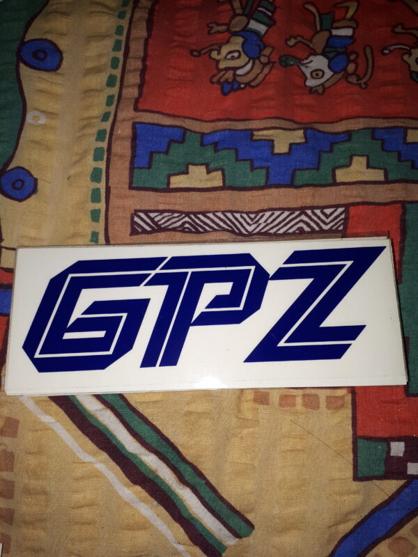 SCHRIFTZUG GPZ BLAU