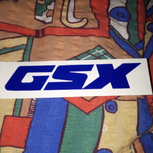 AUFKLEBER GSX BLAU