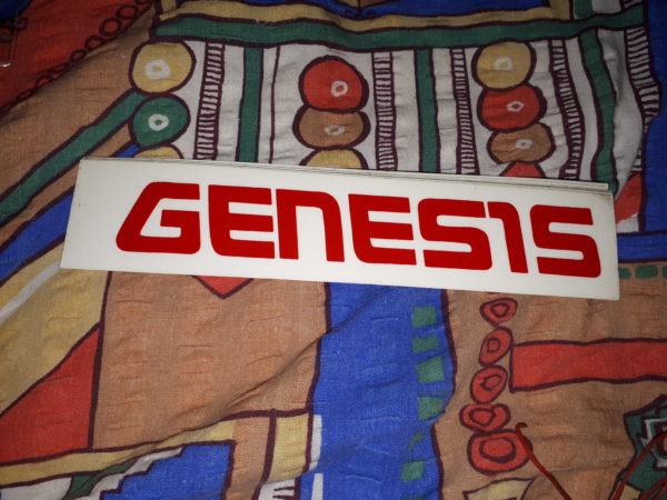 AUFKLEBER GENESIS ROT