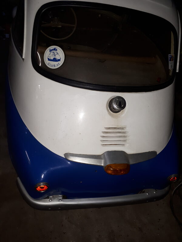 BMW ISETTA 250ccm BLAU/WEIß LEICHT RESTAURIER BEDÜRFTIG.BJ.08.04.1960