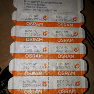 GLÜHBIRNE 6-7V ,1W /W2x4,6d