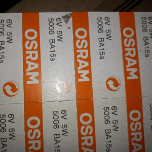 GLÜHBIRNE 6V5W BA15