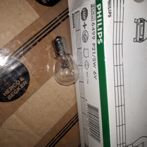 GLÜHBIRNE 6V21/5W P21