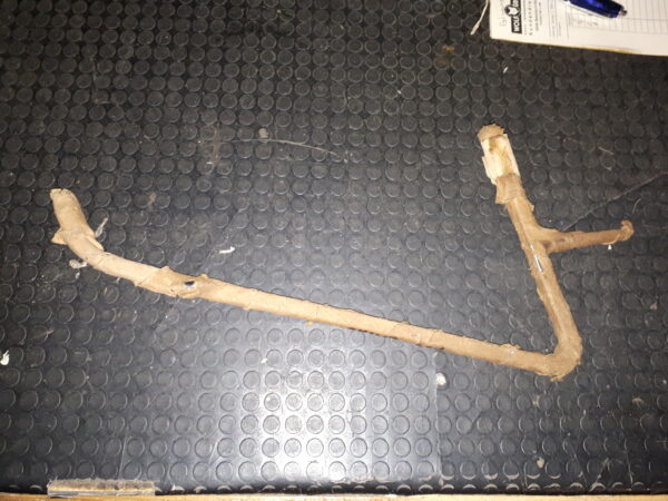 T17B051 FENSTERRAHMEN VERCHROMT LINKS