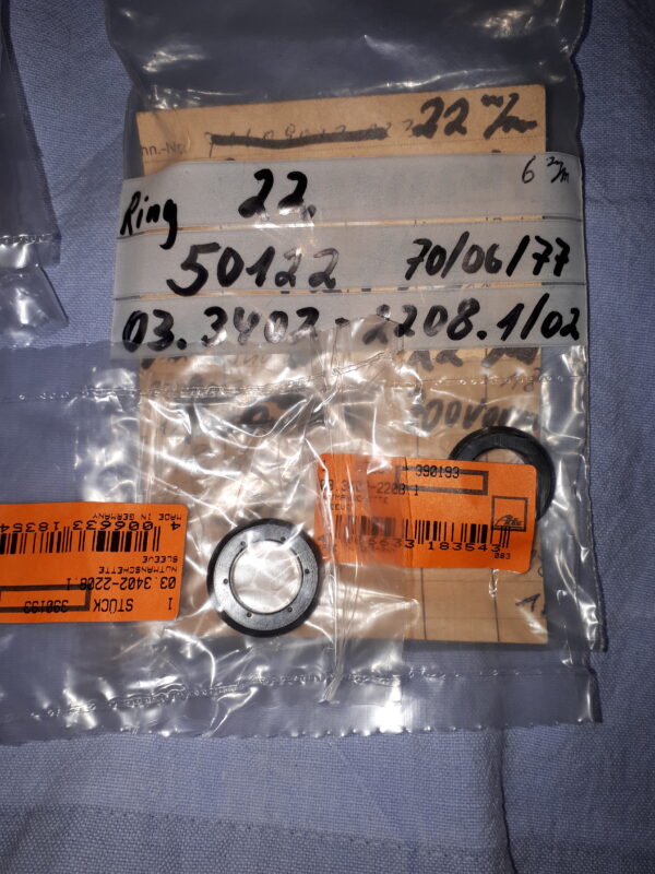 T6B077 NUTMANSCHETTE 22mm, 6mm SCHMAL