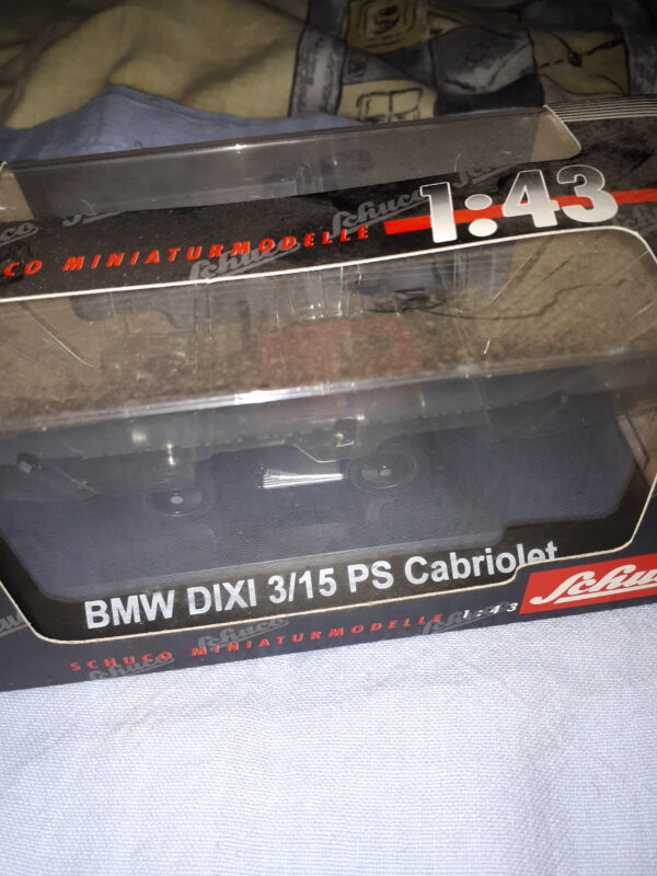 SCHUCO BMW DIXI 3/15 CABRIO SCHWARZ 1:43