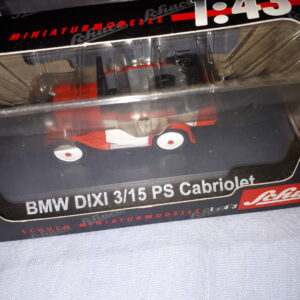 SCHUCO BMW DIXI 3/15 CABRIO ROT/WEIß 1:43