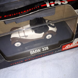 SCHUCO BMW 328 SOFTTOP BRAUN/WEIß 1:43
