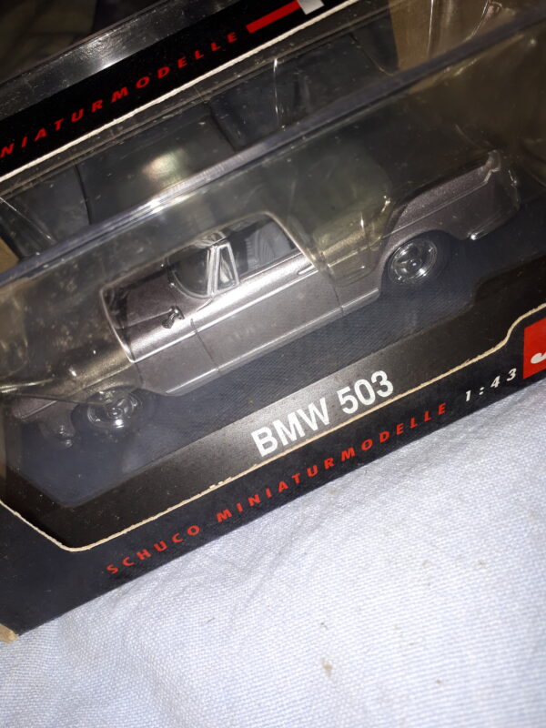 SCHUCO BMW 503 CABRIO SILBER 1:43