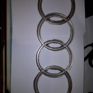 EMBLEM AUTO UNION 4 RINGE ALU