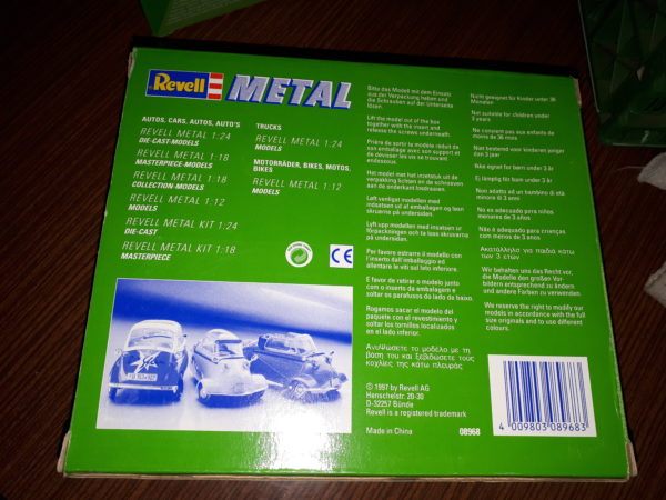REVELL METAL MESSERSCHMITT KR 200 1:18 LEIBNIZ