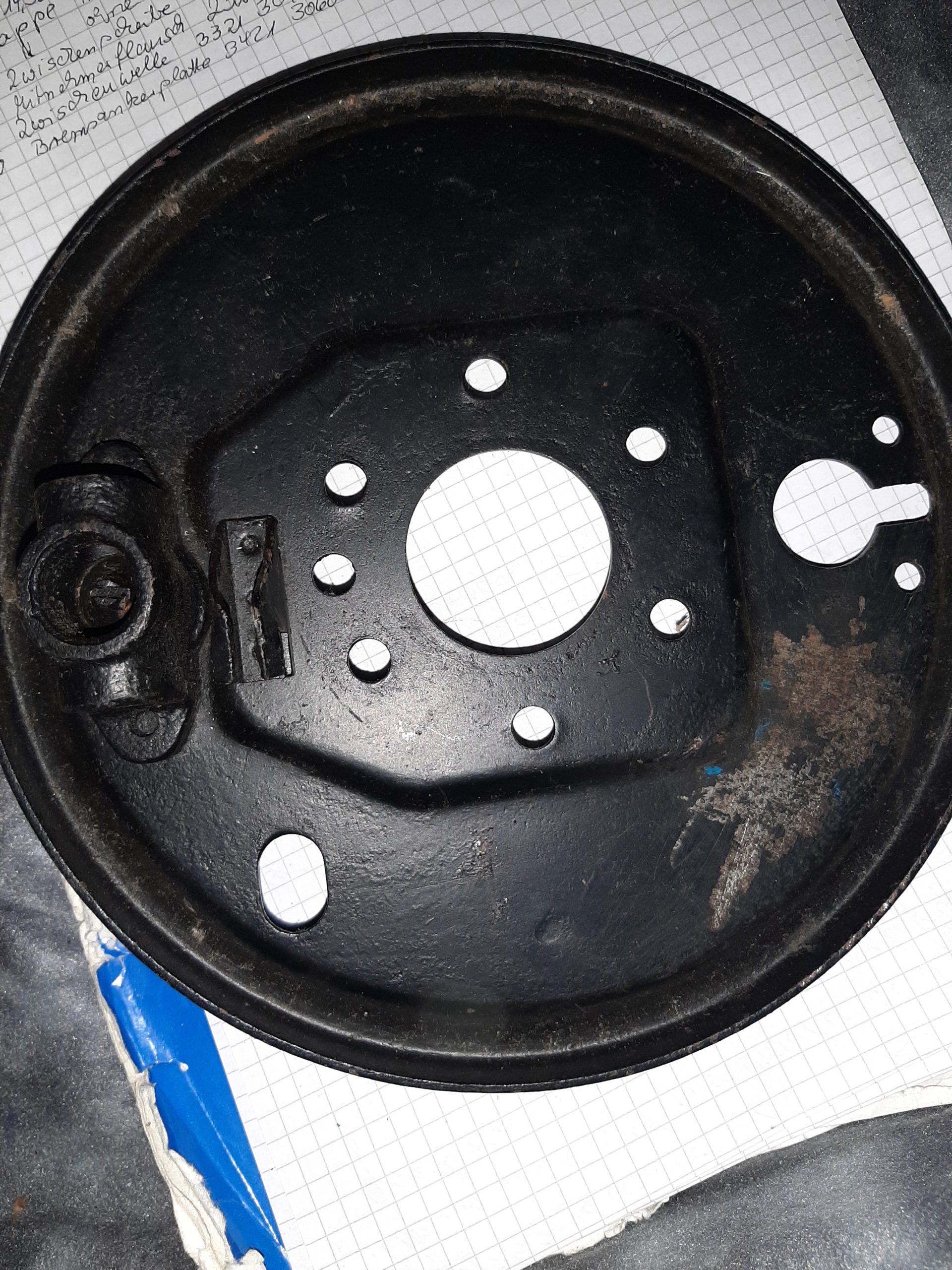 H100 BREMSANKERPLATTE