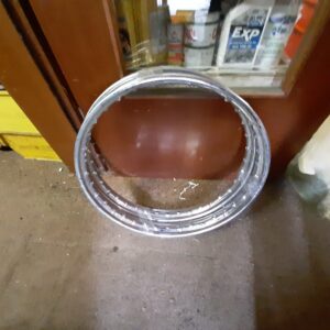 2 VERCHROMTE MOPED/MOTORRAD STAHL FELGEN 1,50×19, 36 LOCH