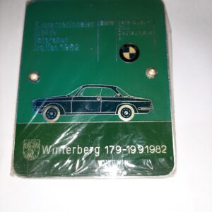 6.INTERNATIONALES BMW VETERANEN TREFFEN 1982 WINTERBERG