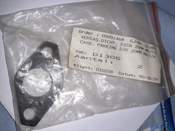 VERGASERDICHTUNG DICK 20MM