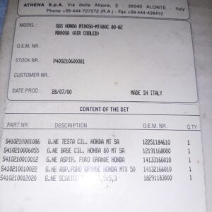 KOPFDICHTSATZ MT80-MTX80C 80-82
