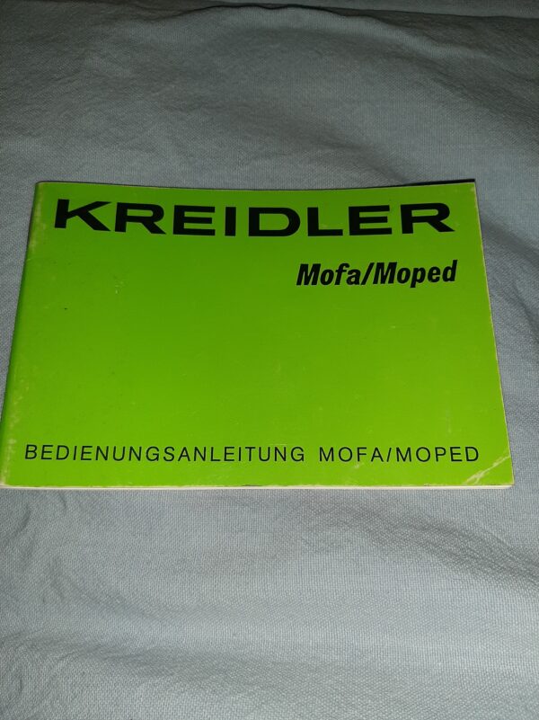 KREIDLER MOFA/MOPED BEDIENUNGSANLEITUNG 4/77