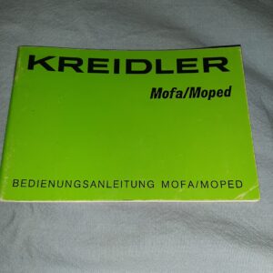 KREIDLER MOFA/MOPED BEDIENUNGSANLEITUNG 4/77