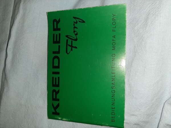 KREIDLER FLORY BEDIENUNGSANLEITUNG 7/78