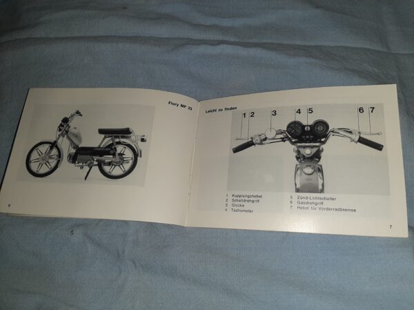 KREIDLER FLORY BEDIENUNGSANLEITUNG 7/78