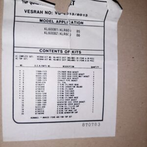 MOTORDICHTSATZ KLR 600 A/B1 ect.
