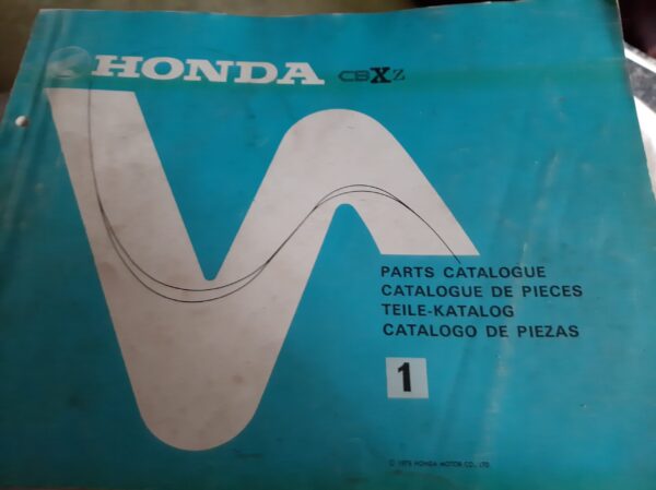 HONDA TEILE-KATALOG TEIL 1 , CBXz 1978 IN 4 SPRACHEN