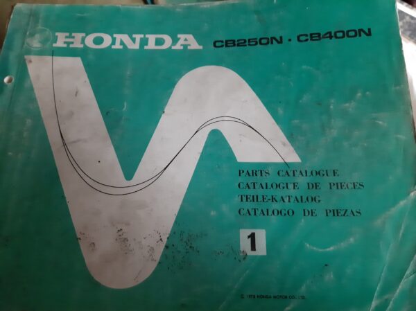 HONDA TEILE-KATALOG TEIL 1,CB250N, CB400N ,1978