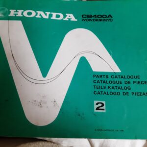 Honda TEILE-KATALOG TEIL 2 CB400A HONDAMATIC IN 4 SPRACHEN