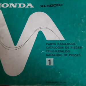 HONDA TEILE-KATALOG 1, XL500Sz ,IN 4 SPRACHEN