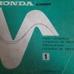 HONDA TEILE-KATALOG TEIL 1, CX500 IN 4 SPRACHEN