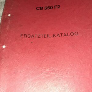 HONDA ERSATZTEIL-KATALOG 2, CB550F2