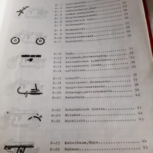 HONDA ERSATZTEIL-KATALOG 2, CB550F2