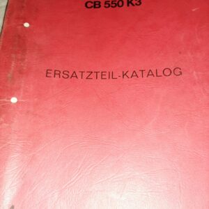 HONDA ERSATZTEIL-KATALOG 1, CB550K3