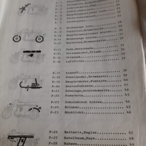 HONDA ERSATZTEIL-KATALOG 1, CB750F2