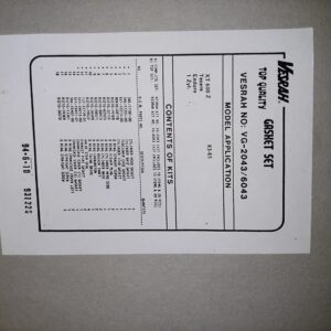 YAMAHA MOTORDICHTSATZ XT 600 Z