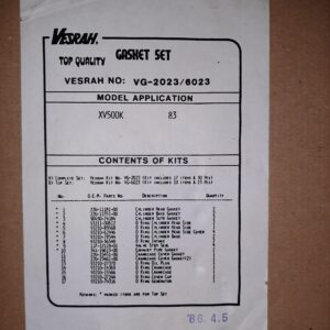 YAMAHA MOTORDICHTSATZ XV500K/83