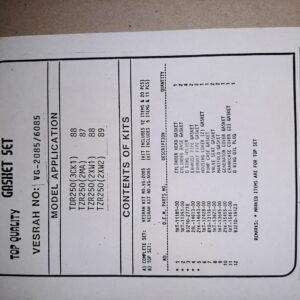 YAMAHA MOTORDICHTSATZ TDR250 87-89