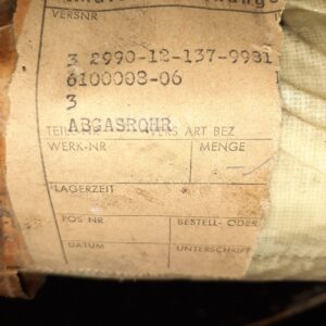 BUNDESWEHR ABGASROHR