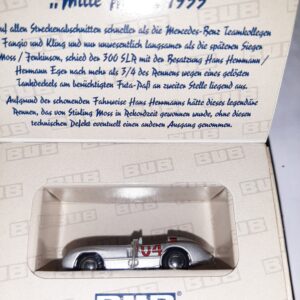 BUB MERCEDES-BENZ 300 SLR “ MILLE-MIGLIA 1955 “ #704 HERMANN/EGER